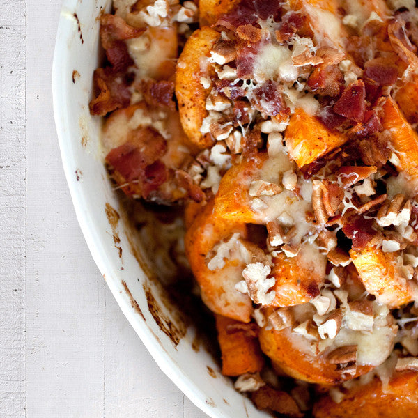 Sweet Potato & Bacon Bake
